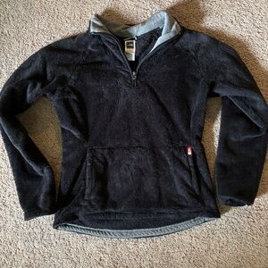 North Face Black Fuzzy Jacket